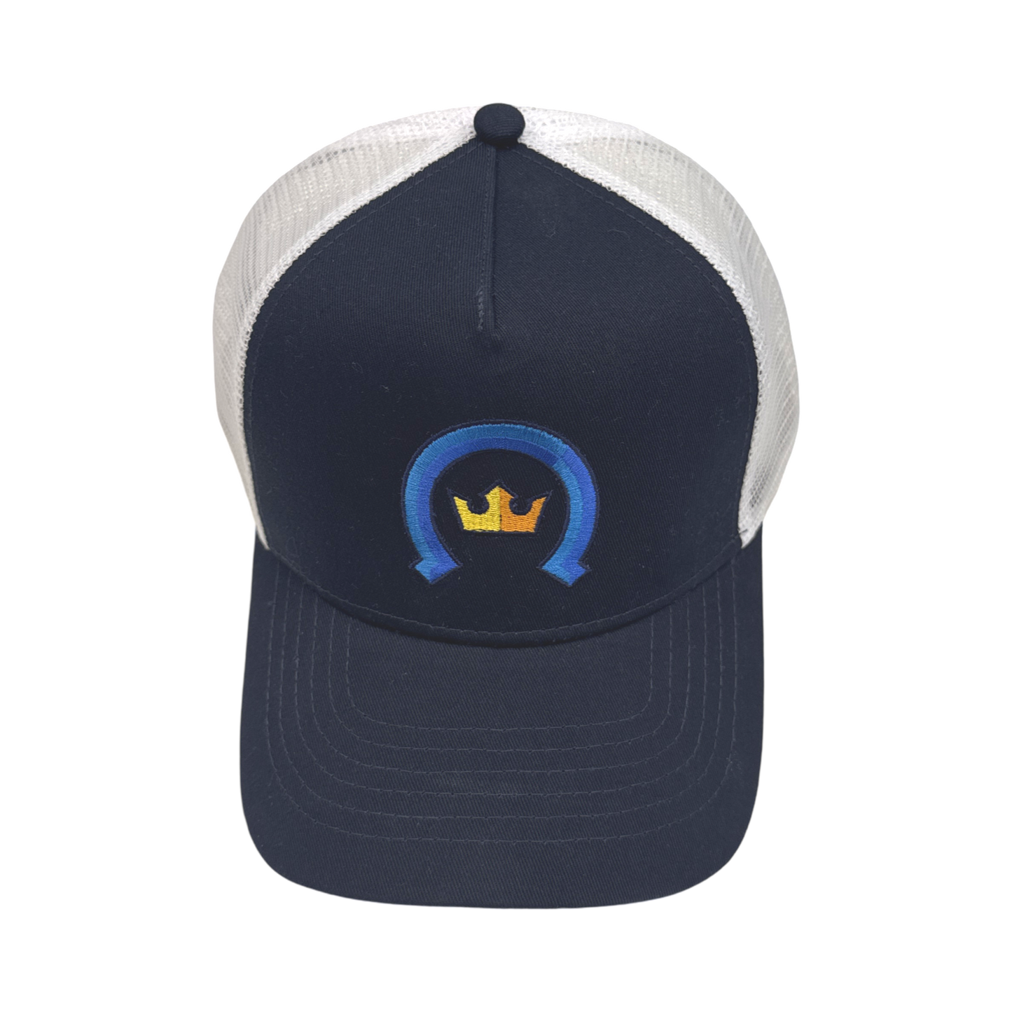 Kiekko-Espoo Lippis Snapback Trucker Blue White