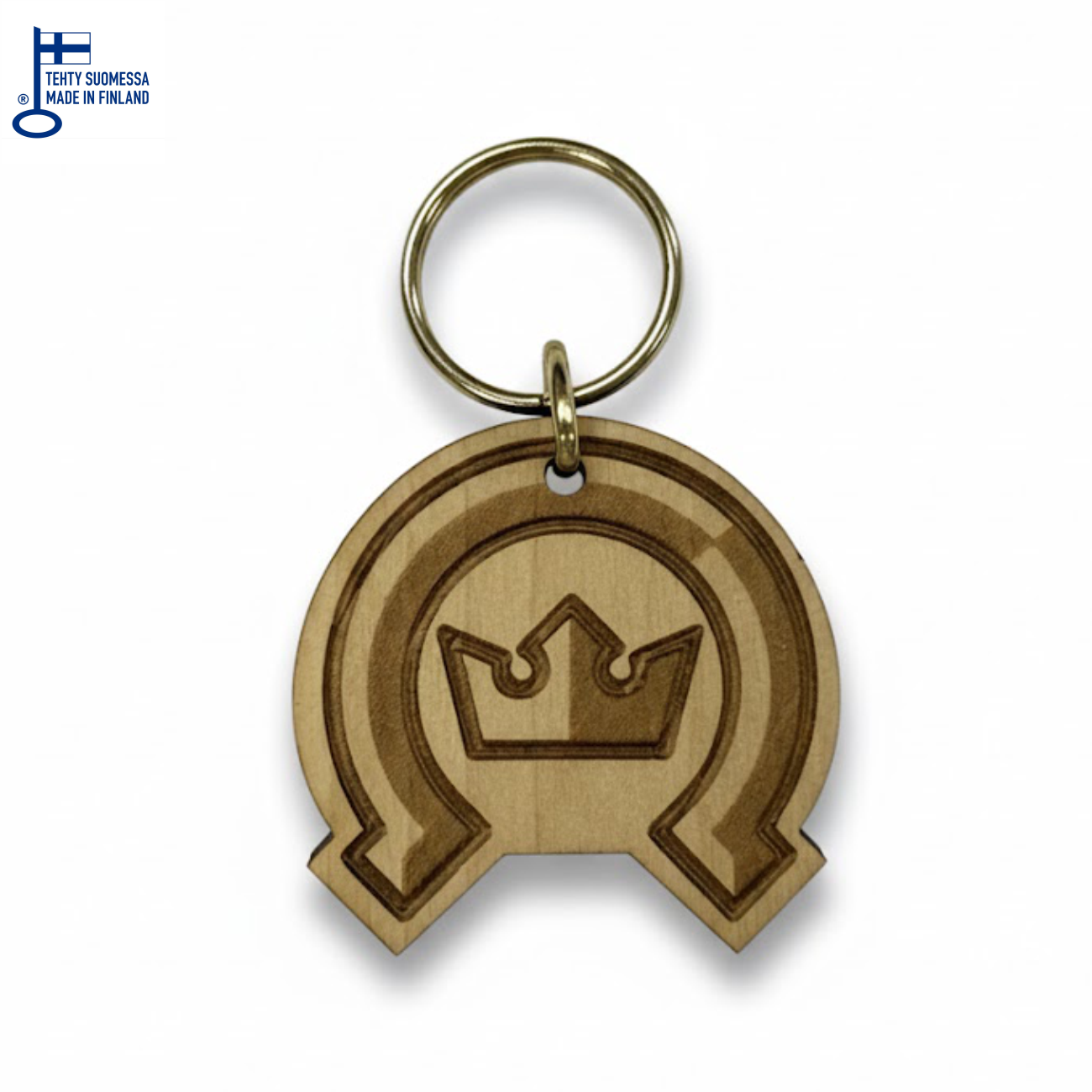 Kiekko-Espoo Puinen Avaimenperä