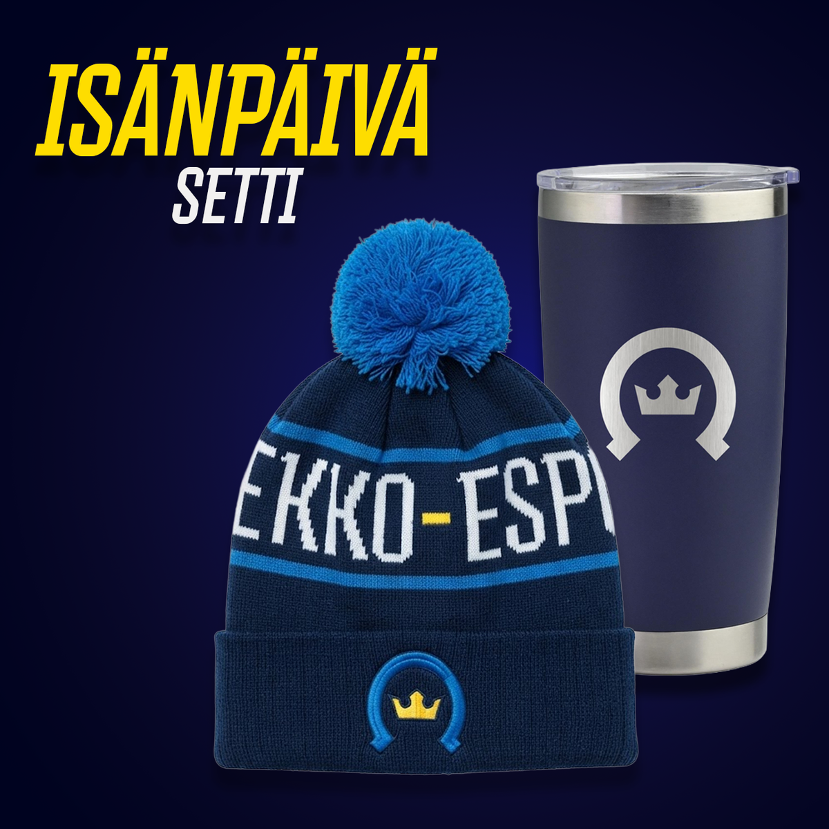 Isänpäivä setti - tupsupipo + termos