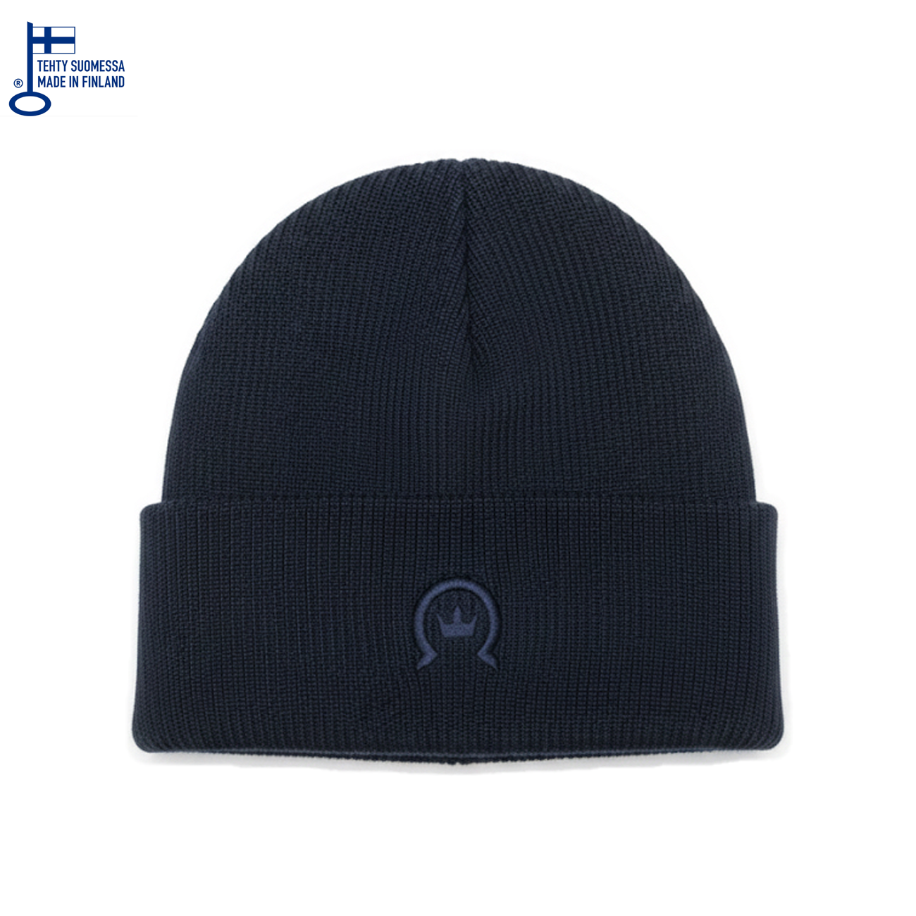 Kiekko-Espoo Merino Beanie Navy