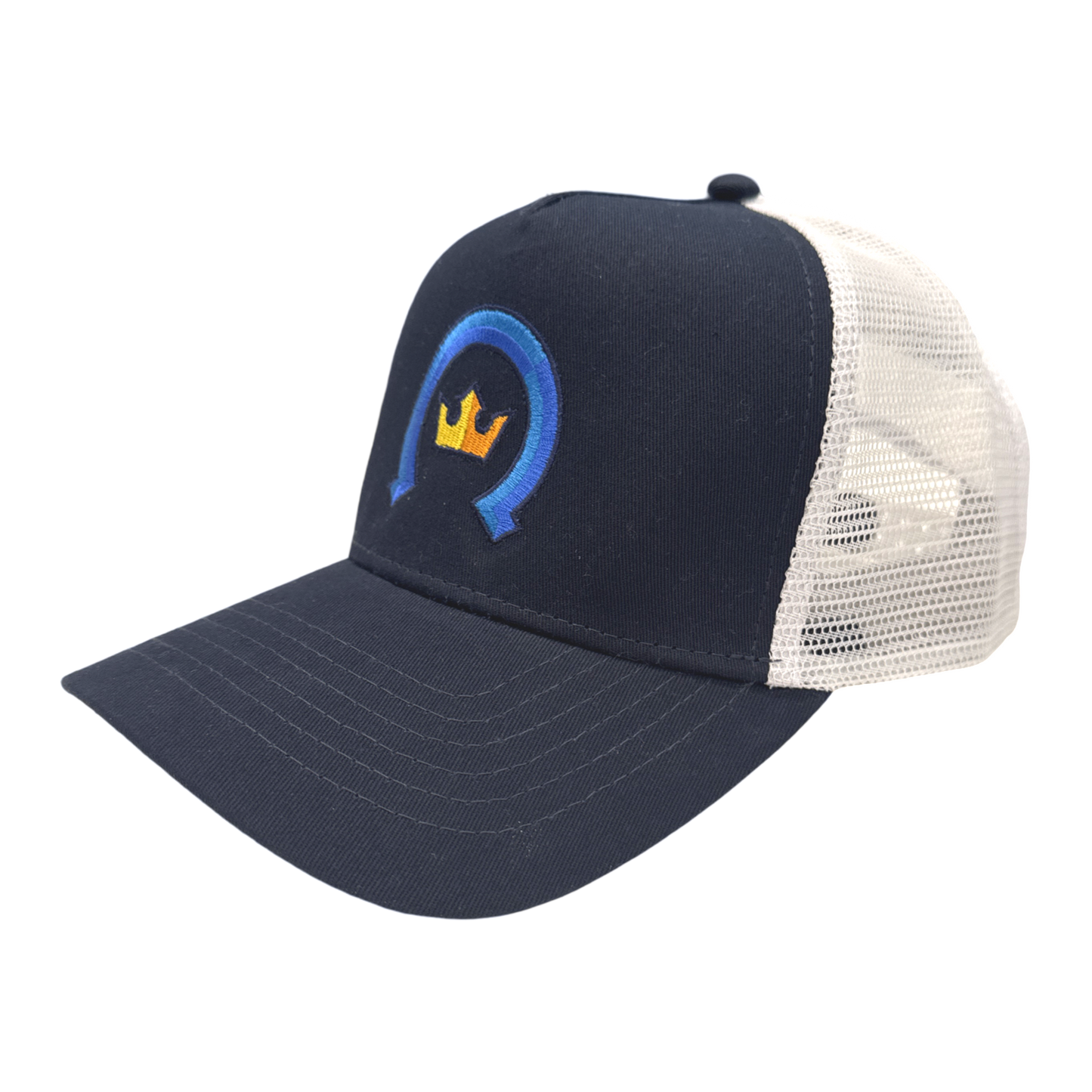Kiekko-Espoo Lippis Snapback Trucker Blue White