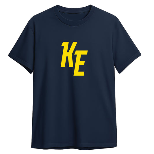 Kiekko-Espoo T-paita Navy KE logo