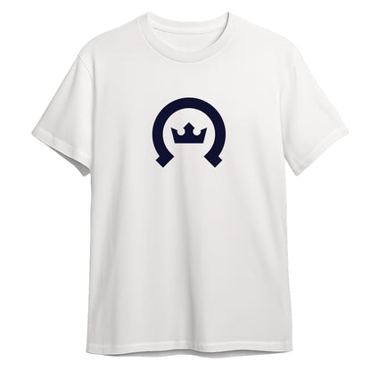 Kiekko-Espoo T-paita Valkoinen Navy logo