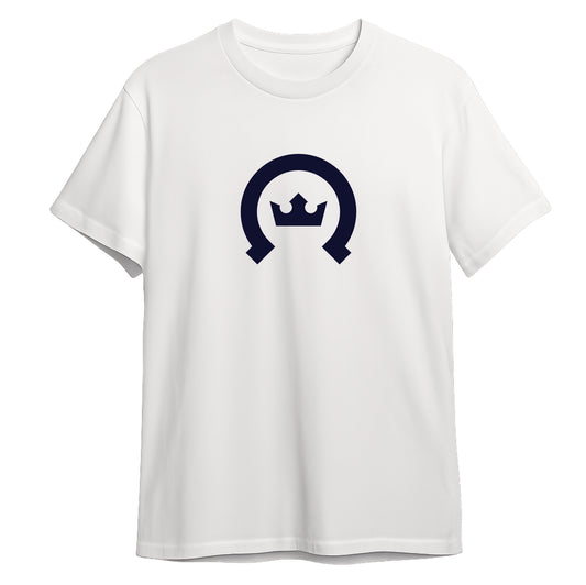 Kiekko-Espoo T-paita White navylogo