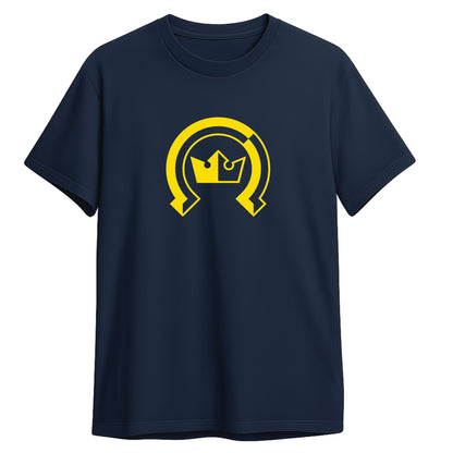 Kiekko-Espoo T-paita Navy Retro logo