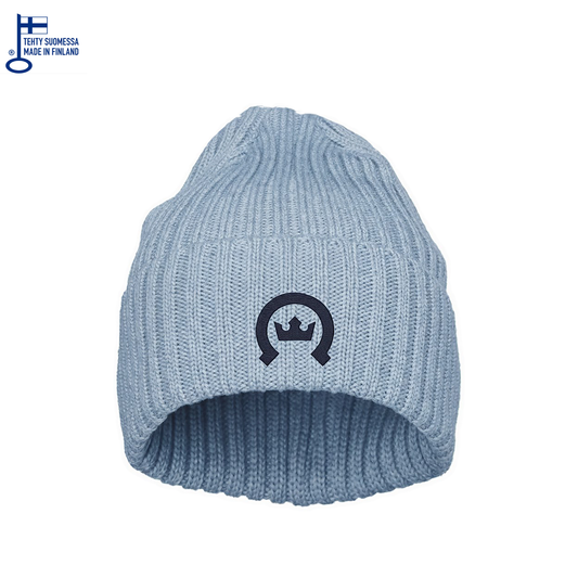 Kiekko-Espoo Merino Ribneulospipo Vaaleansininen