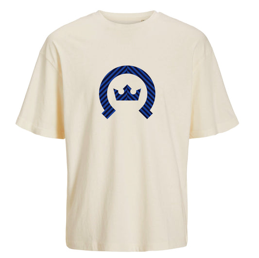 Oversize T-paita Kiekko-Espoo Natural white Lines Logo
