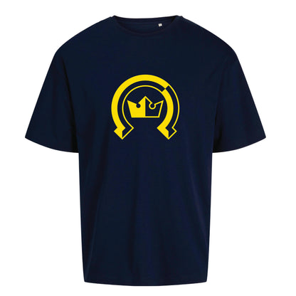 Kiekko-Espoo Oversize T-paita Navy Retro logo